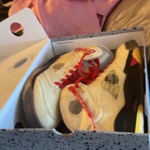 Jordan 5 off white sz 9.5